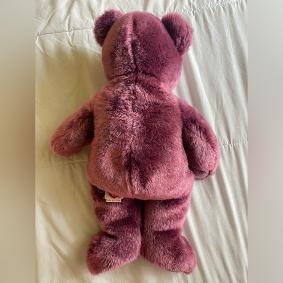 Purple Beanie Baby Buddies Collection Bear Plush - Picture 4 of 5